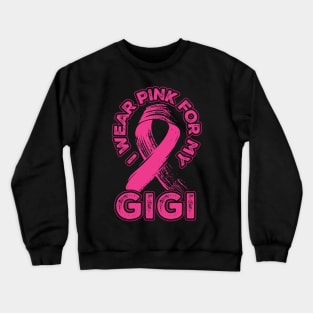 I wear pink for my Gigi Crewneck Sweatshirt